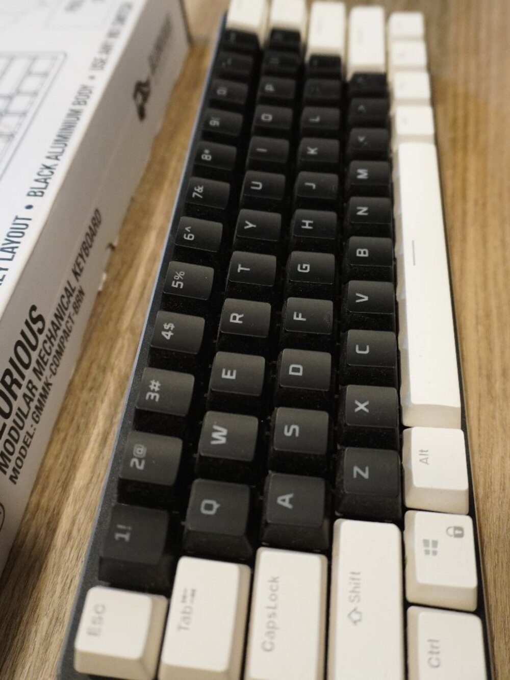 Glorious GMMK Modular Mechanical Keyboard - Gateron Brown Switches 60%